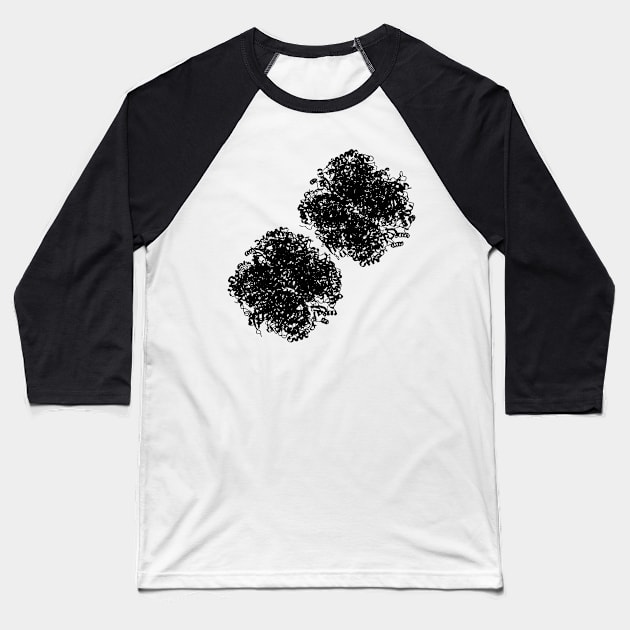 RuBisCo - Structure, black Baseball T-Shirt by RosArt100